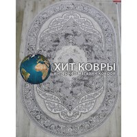 Российский ковер Rimma Lux 36868 Светло-серый овал